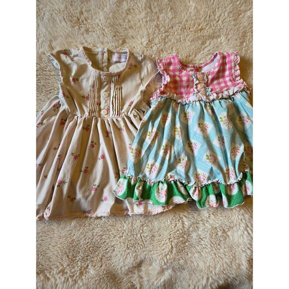 Sweet Honey Sleeveless Girls Floral flowy Ruffle tops size 5y - Picture 1 of 7